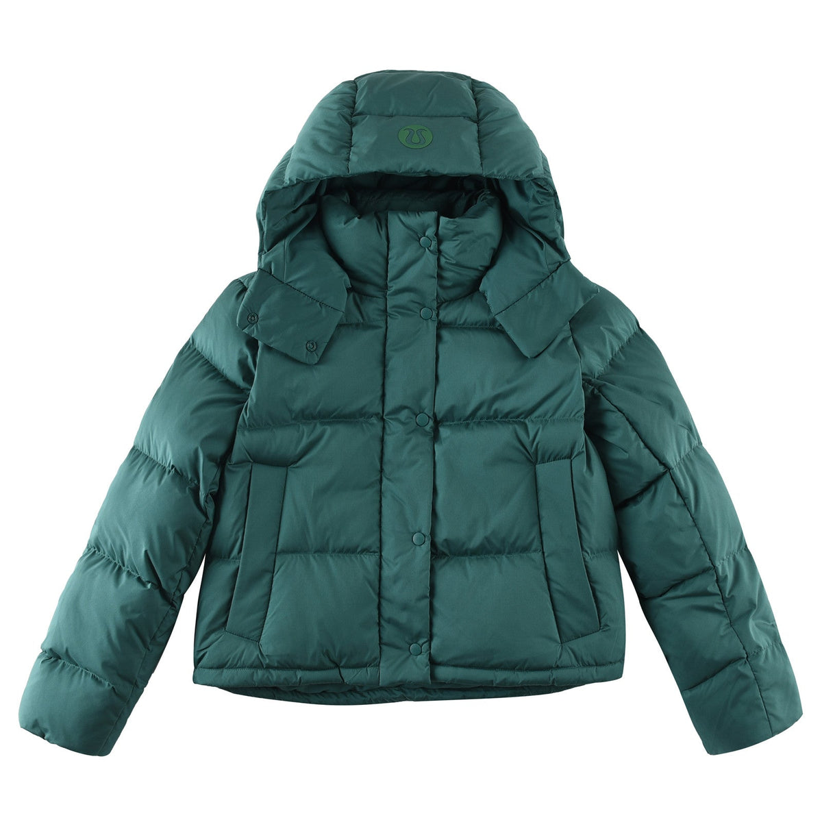Lululemon Marsh Green Wunder Puff Four-Panel Jacket for Women's Cold-Weather Days