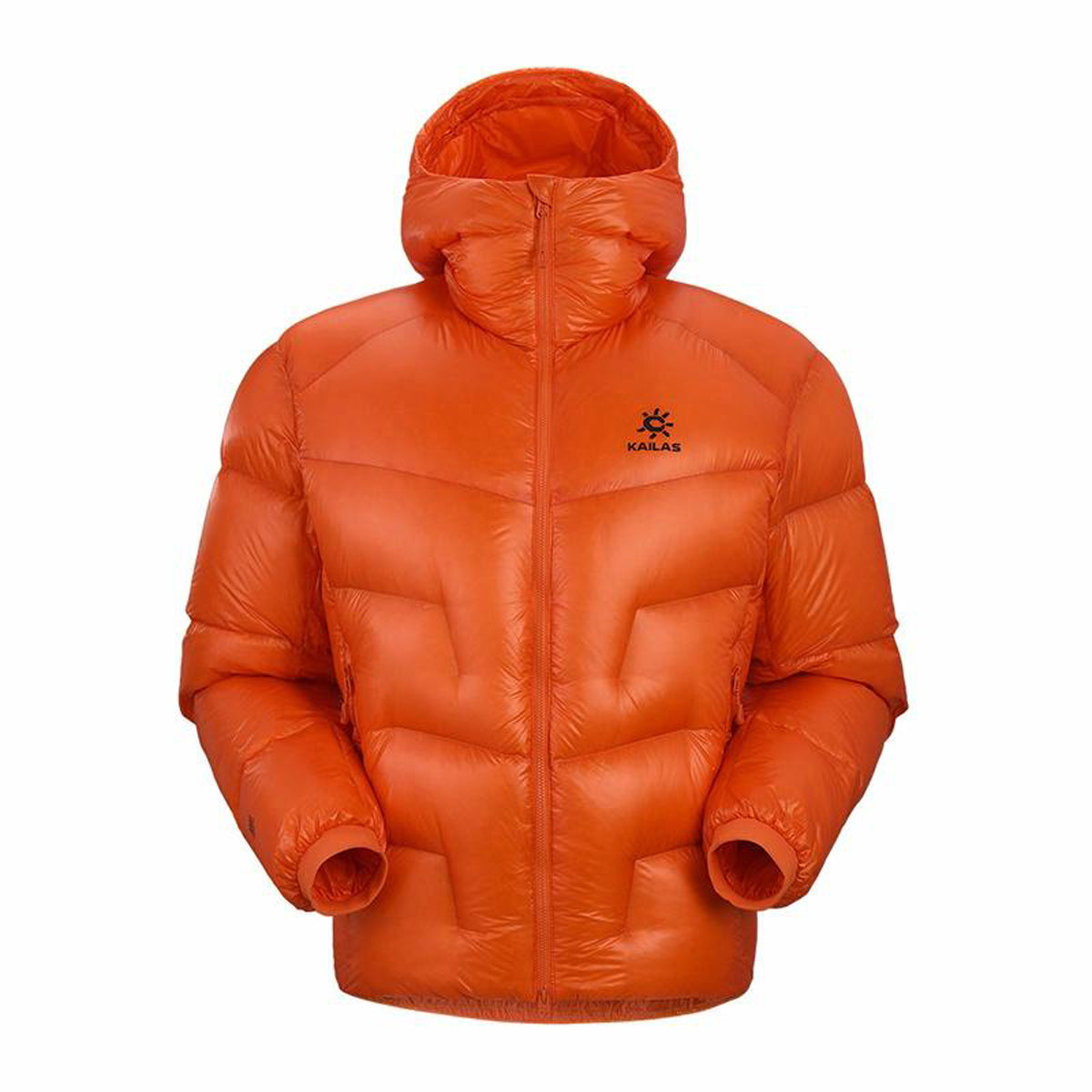 KAILAS 1000-Fill Orange Down Jacket for Unisex Adventures