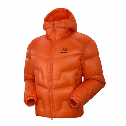 KAILAS 1000-Fill Orange Down Jacket for Unisex Adventures