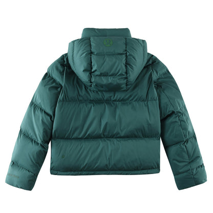 Lululemon Marsh Green Wunder Puff Four-Panel Jacket for Women's Cold-Weather Days