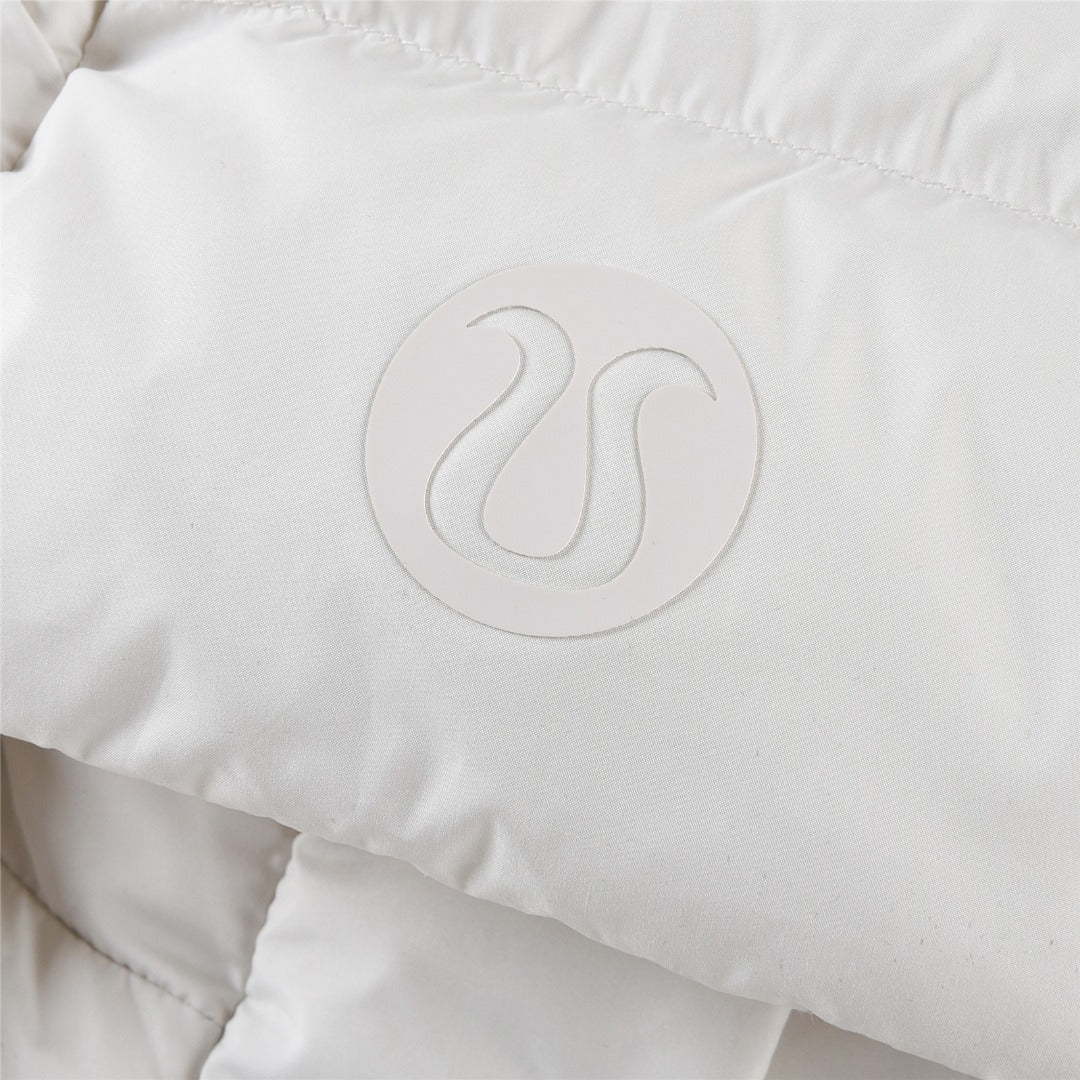 Lululemon Bone White Wunder Puff Four-Panel Jacket for Women's Winter Plans