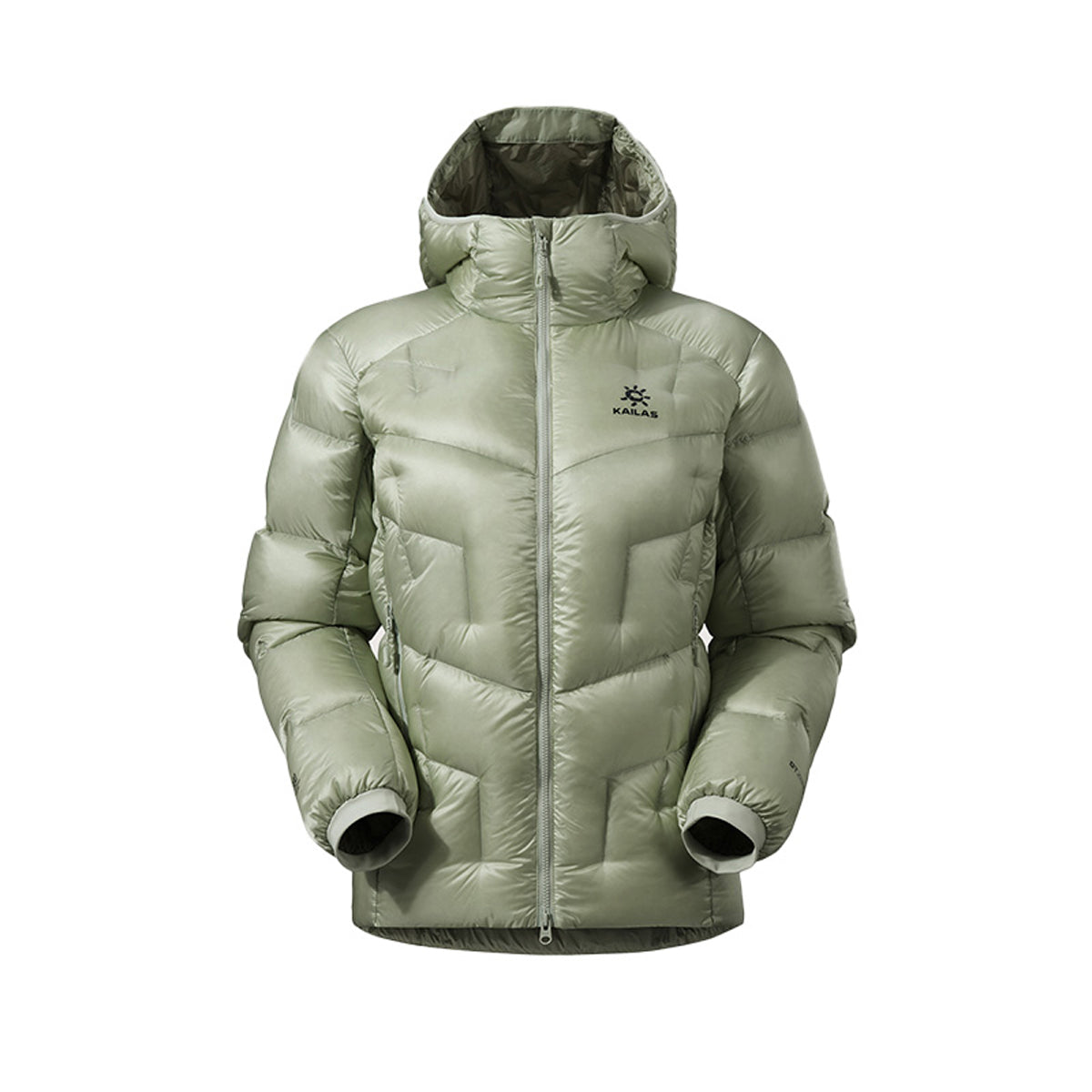 KAILAS 1000-Fill Multicolor Down Jacket for Cold-Weather Days