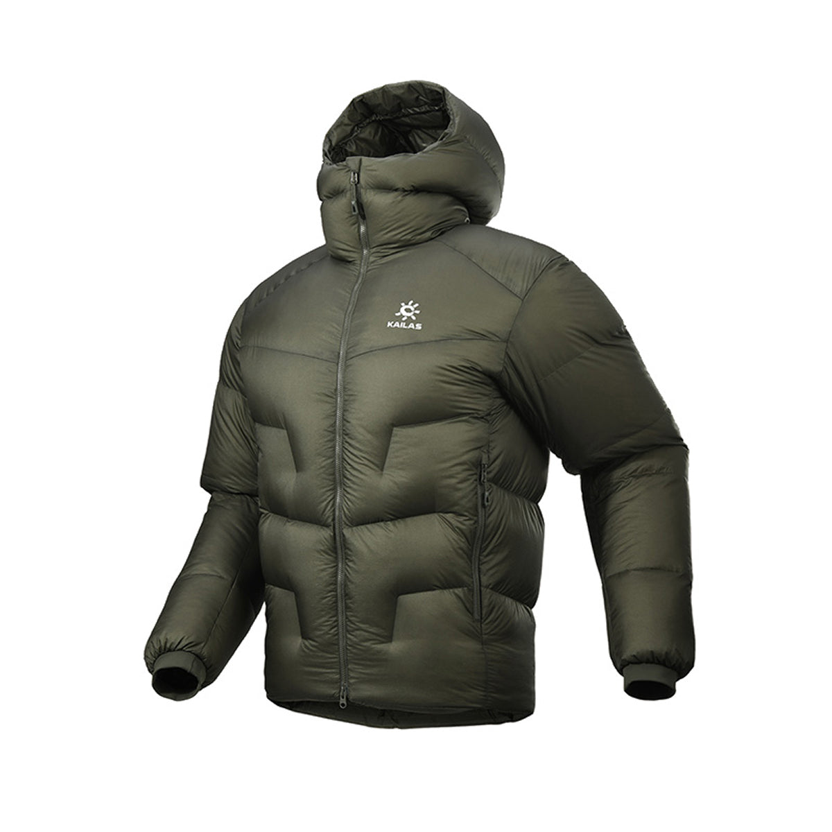 KAILAS 1000-Fill Multicolor Down Jacket for All-Day Warmth